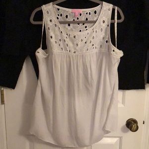 White Lilly Pulitzer top